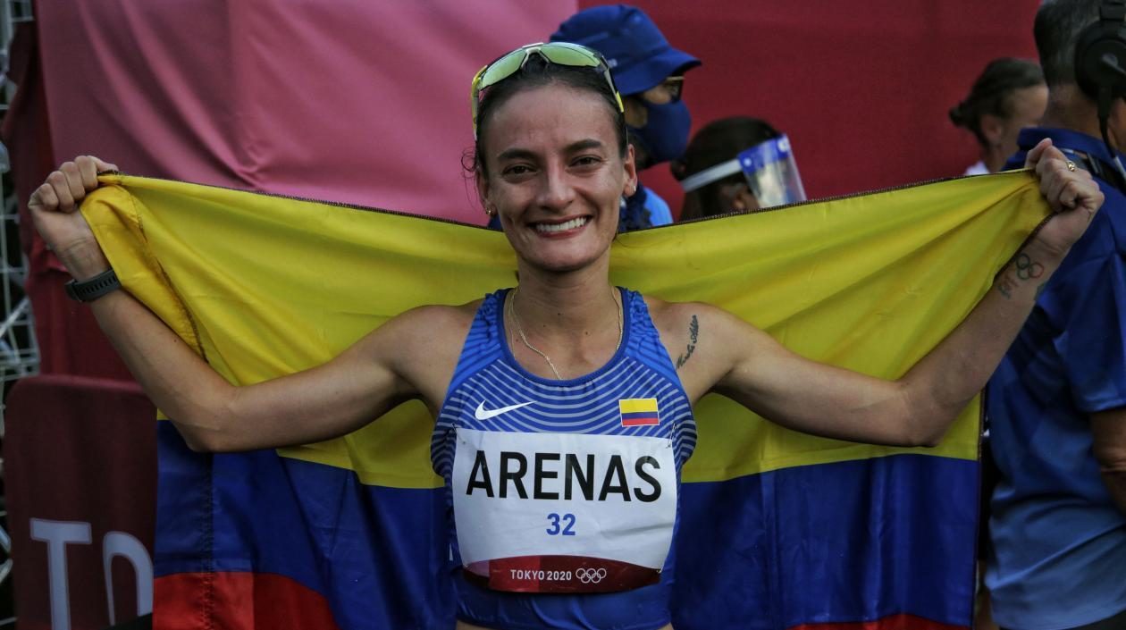 Lorena Arenas, atleta colombiana. 