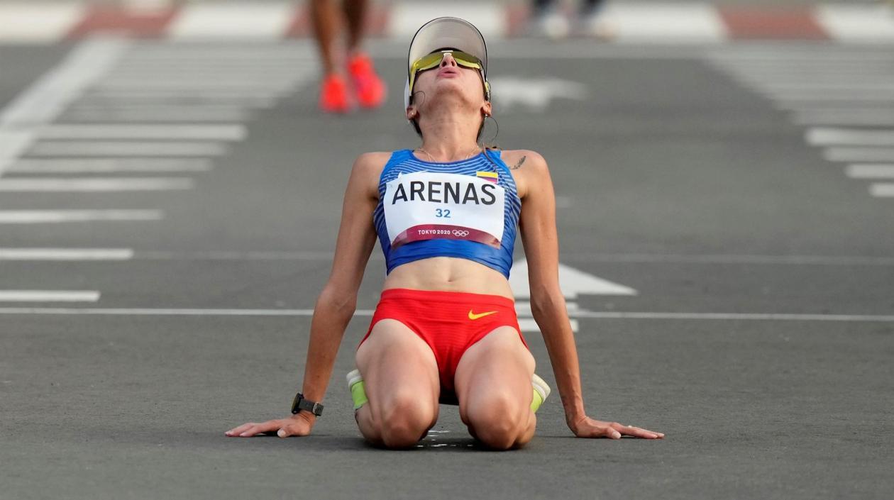 Sandra Lorena Arenas, atleta colombiana. 