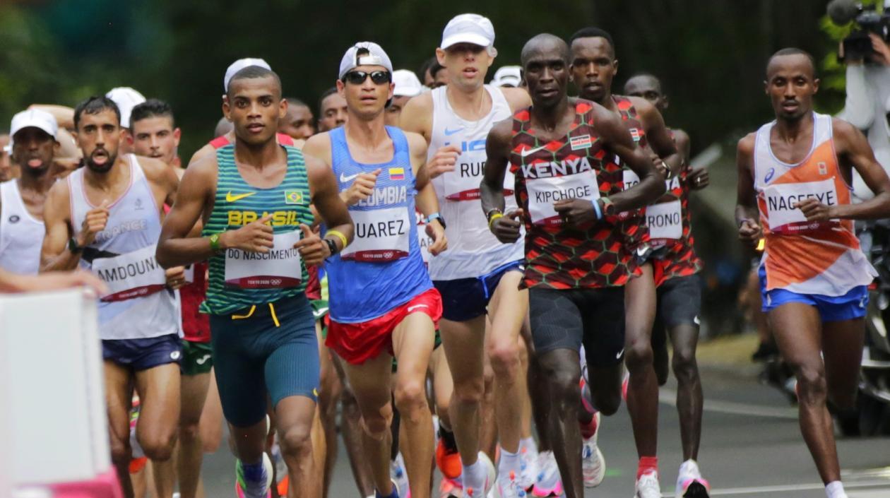 Jeisson Suárez, maratonista colombiano. 