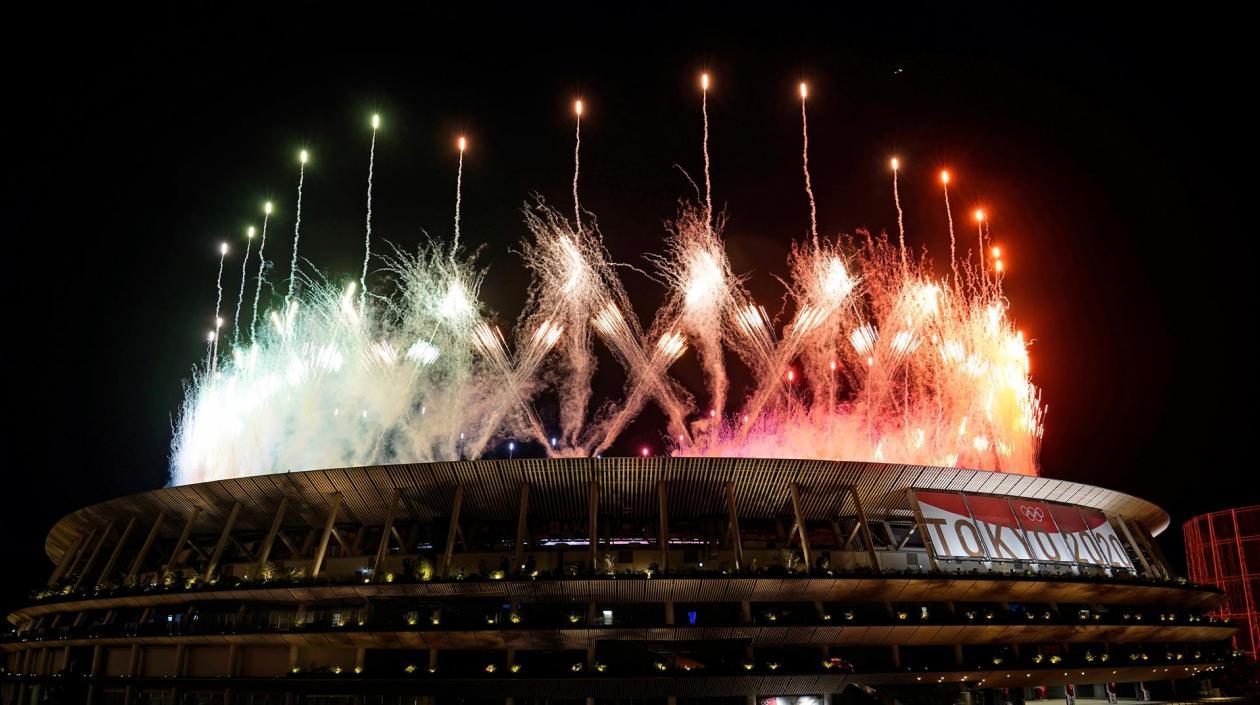 Momento de la despedida de Tokio. 