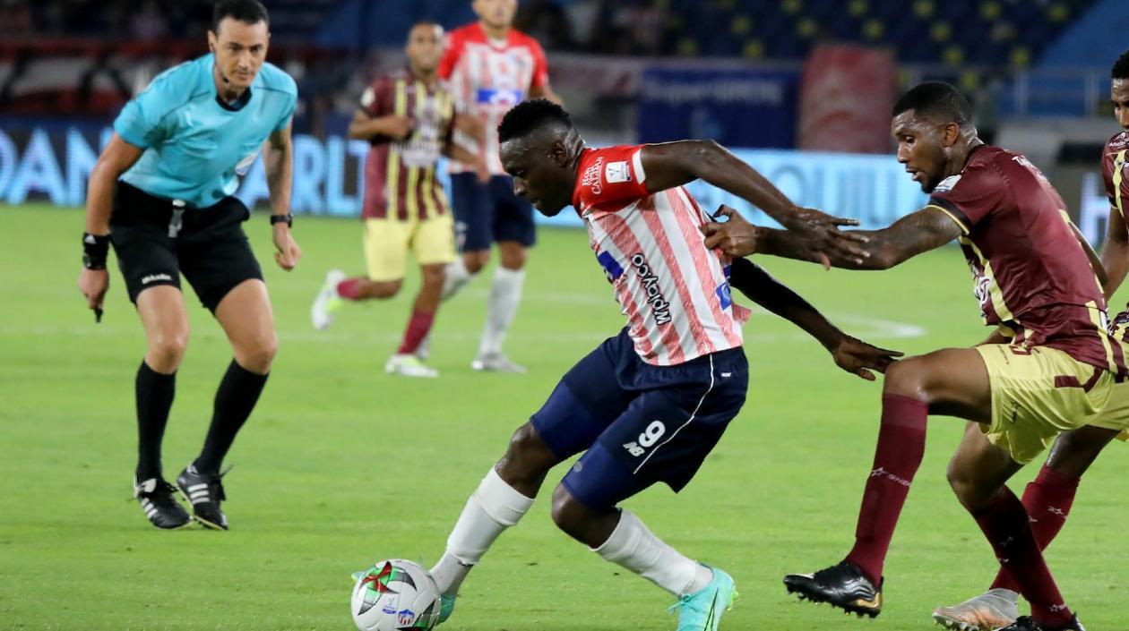 Cristian Martínez Borja, delantero de Junior. 