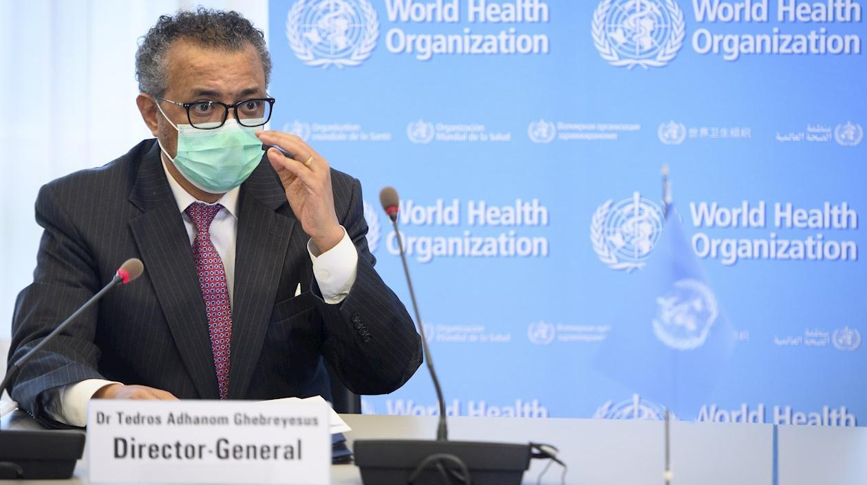 El director general de la OMS, Tedros Adhanom Ghebreyesus.
