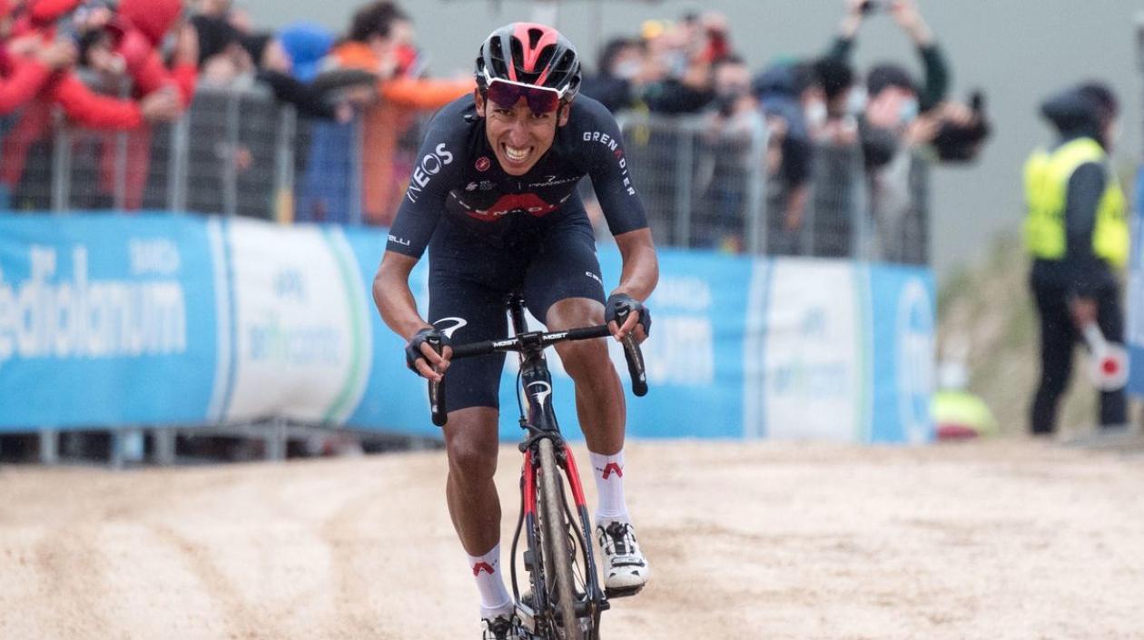 Egan Bernal, ciclista colombiano. 
