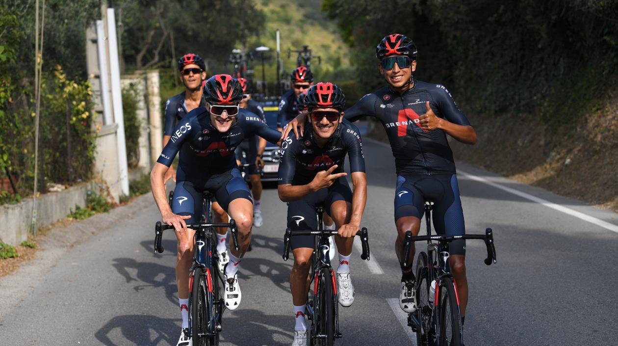 Egan Bernal, ciclista colombiano. 