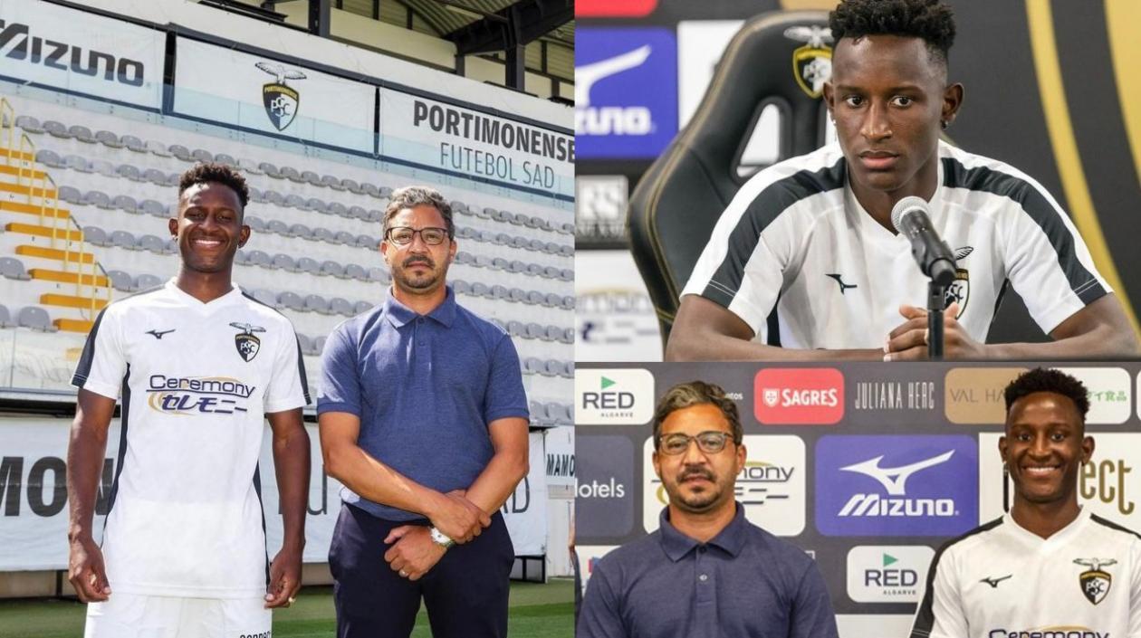 Iván Angulo, jugador del Portimonense.