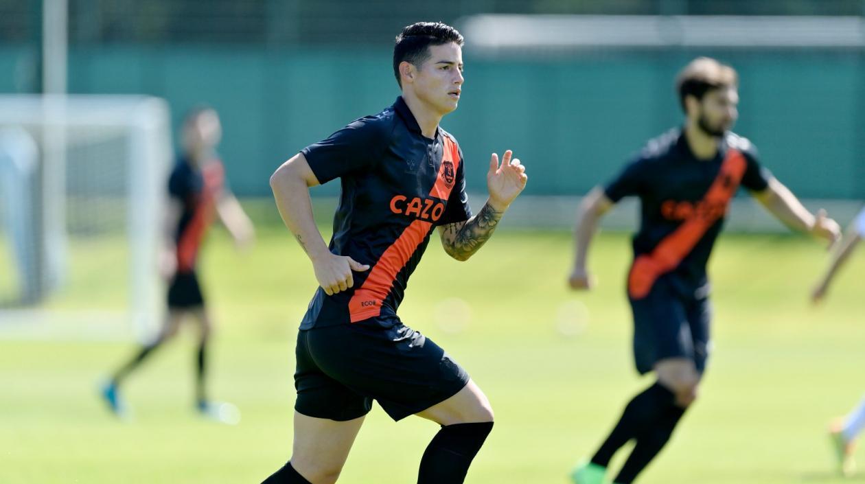 James Rodríguez, jugador colombiano. 