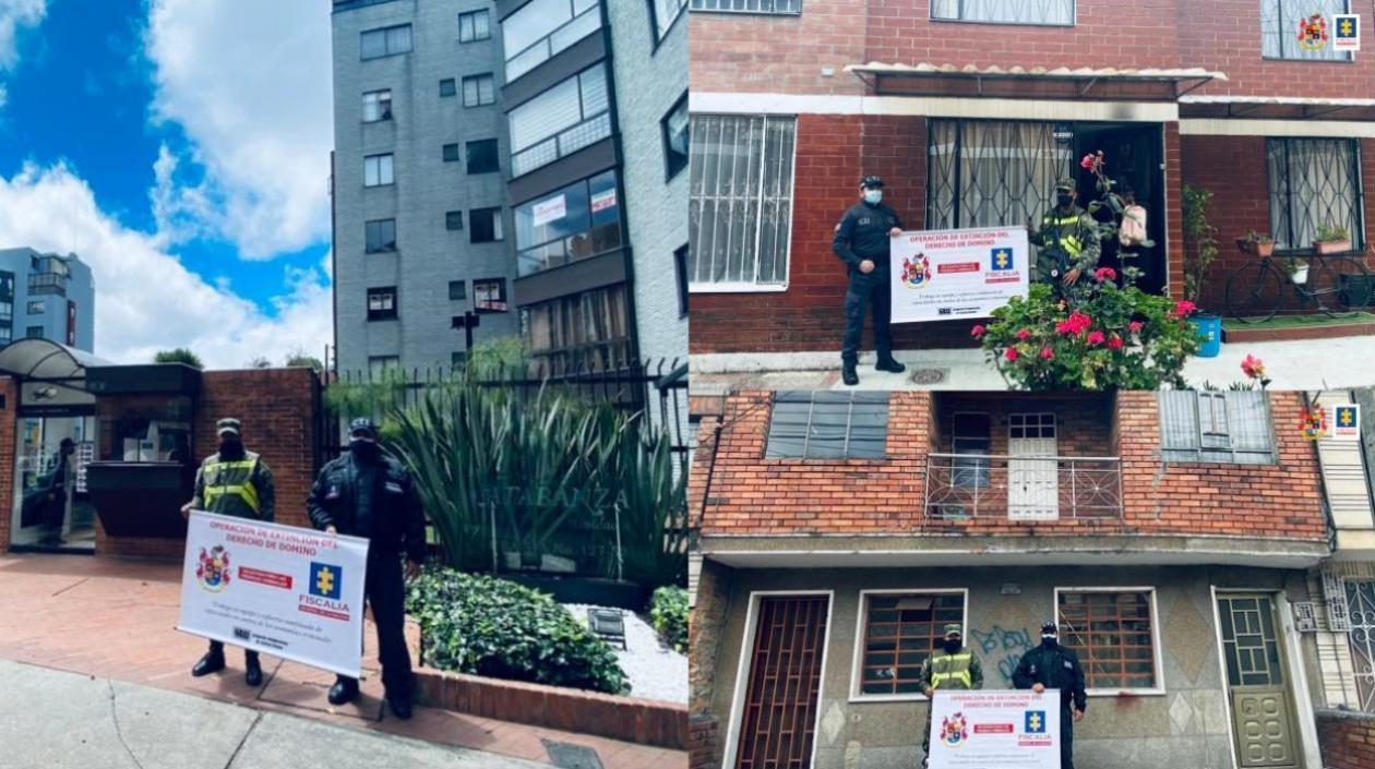 Algunos de los bienes ocupados.