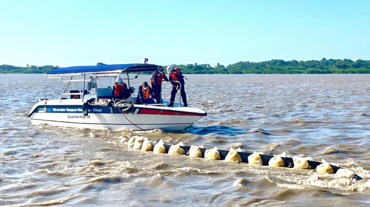 Ejercicios realizados en el río Magdalena.