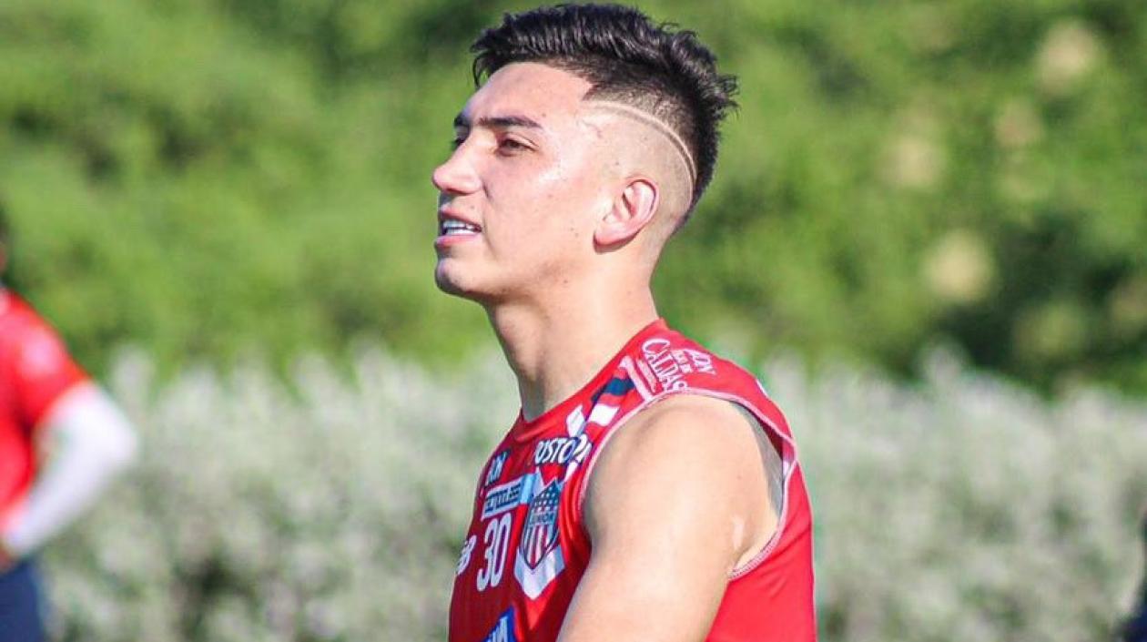  Fabián Ángel, jugador de Junior. 