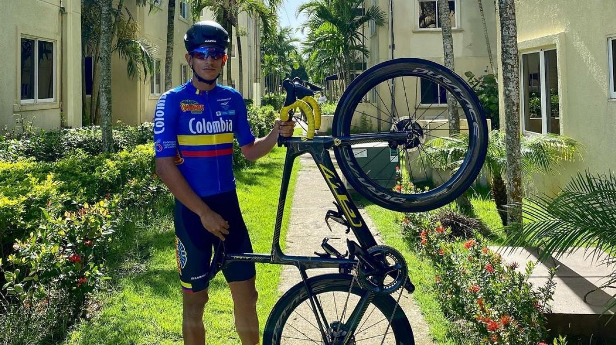 Nelson Soto, ciclista barranquillero. 
