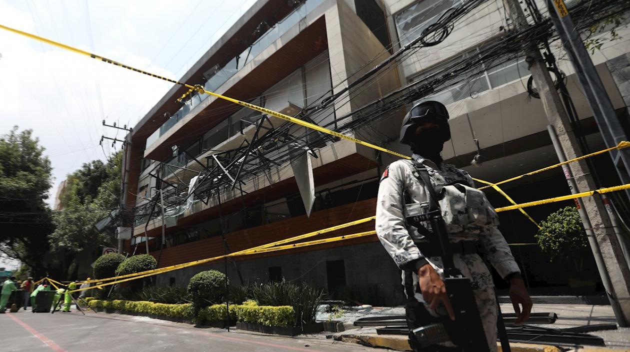 Los residentes del edificio fueron evacuados. 