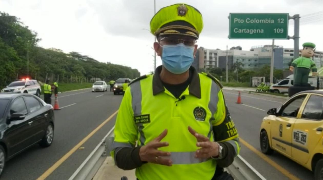 Teniente Coronel Jhon Mirque. 