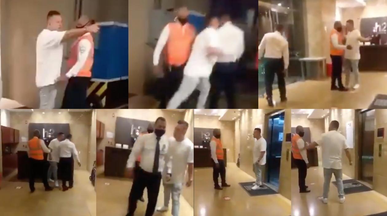 Imágenes del suceso.