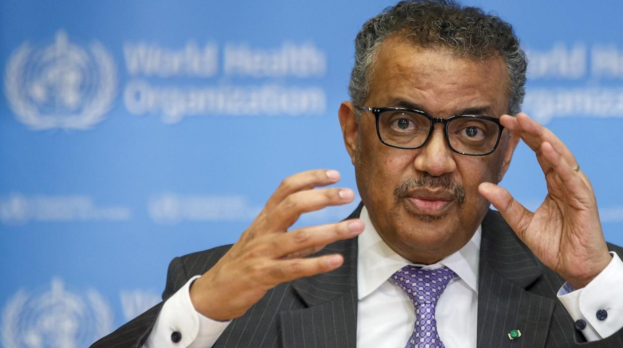 El director de la OMS, Tedros Adhanom Ghebreyesus.