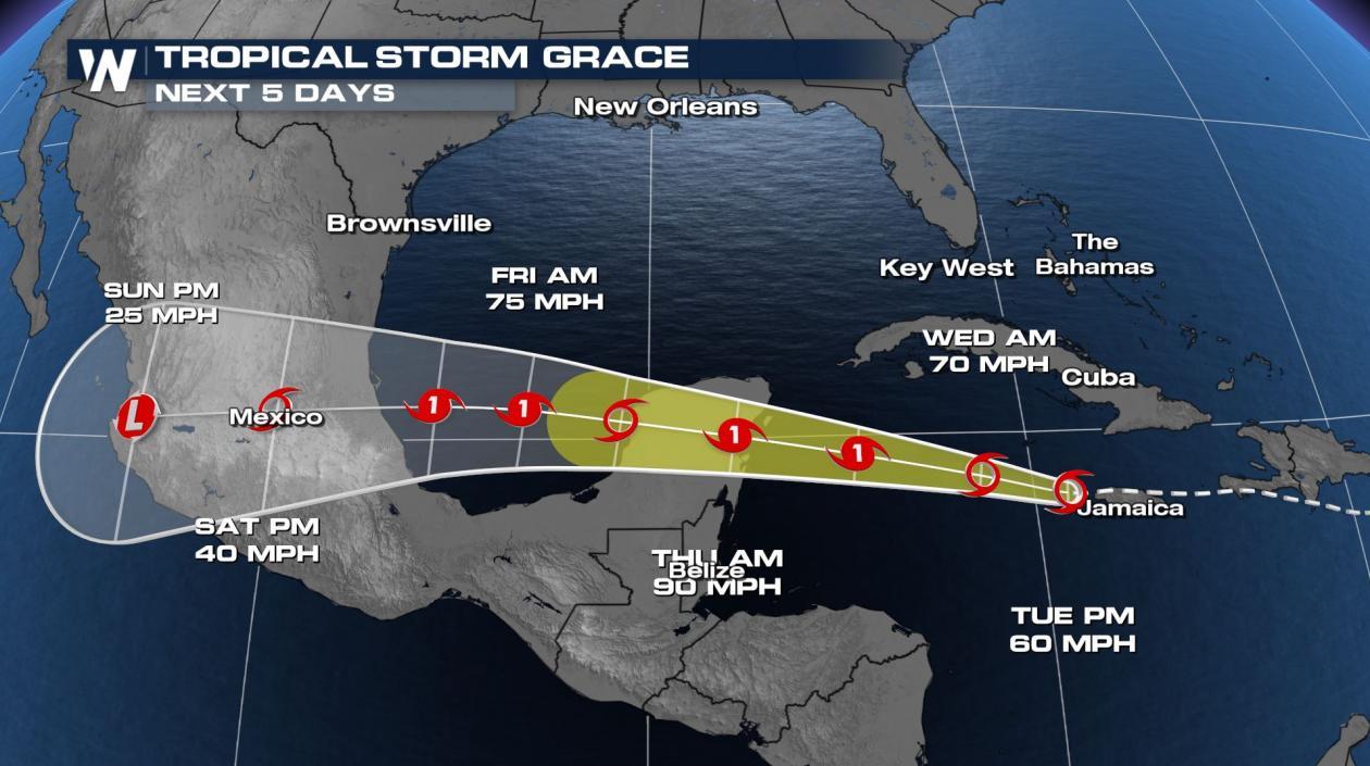 La amenaza de fuertes lluvias e inundaciones repentinas continúa en Jamaica.  