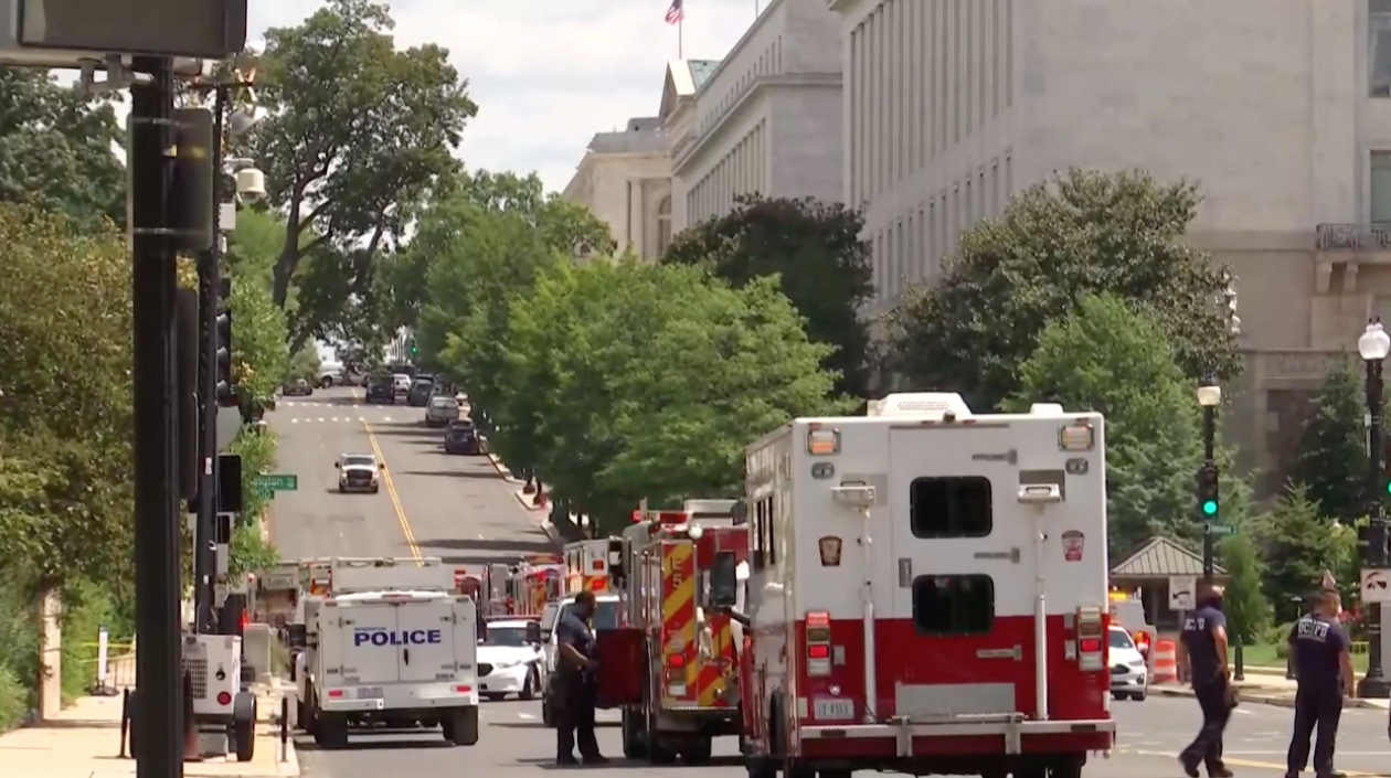 Imagen de las inmediaciones del Congreso.