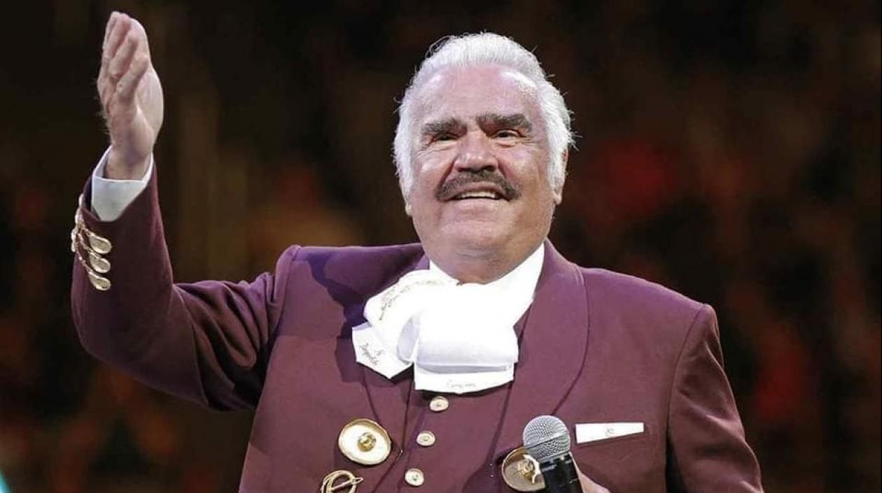 Vicente Fernández, cantante mexicano.