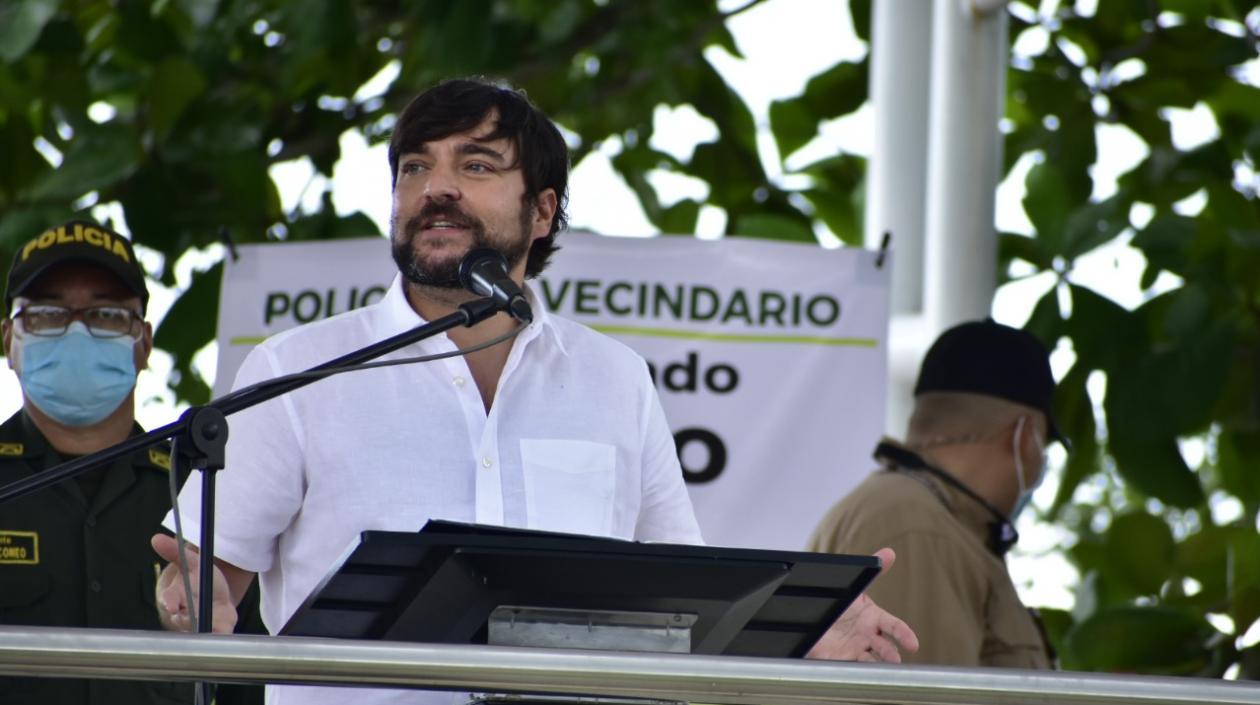 El Alcalde de Barranquilla, Jaime Pumarejo.