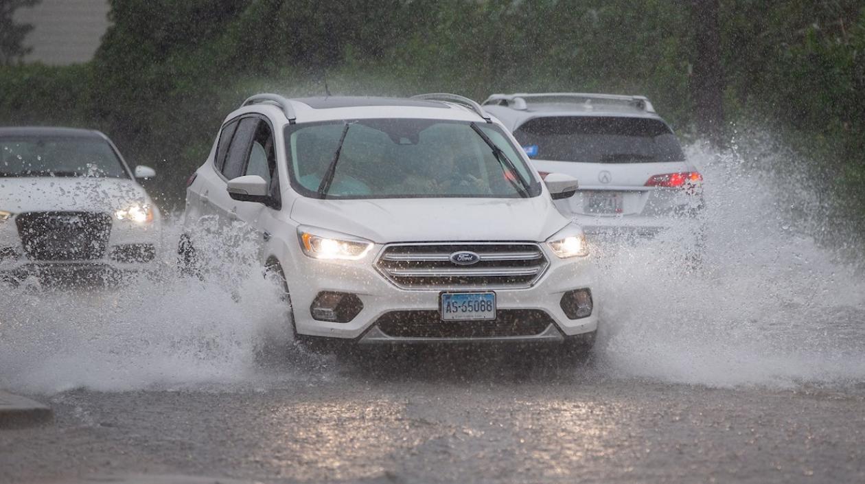 Imagen de las lluvias en Estados Unidos.