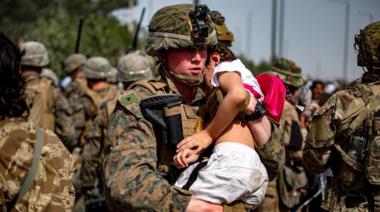 Imagen de la evacuación.