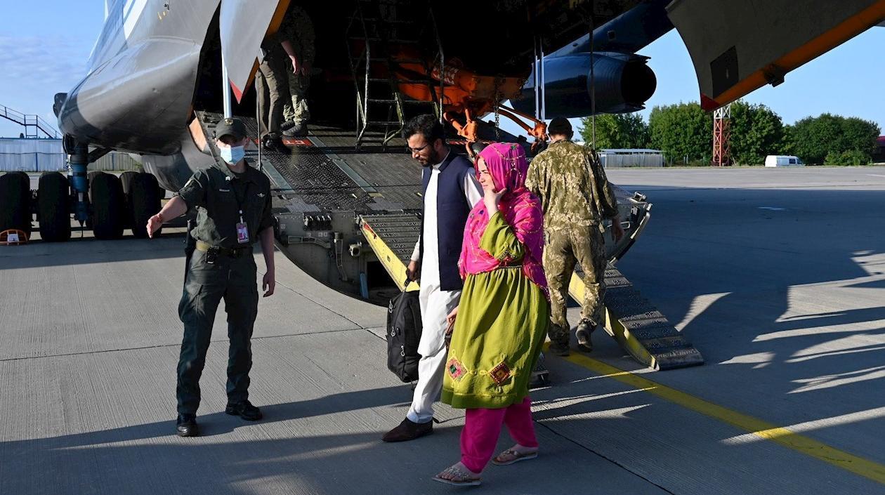 Imagen de la evacuación.