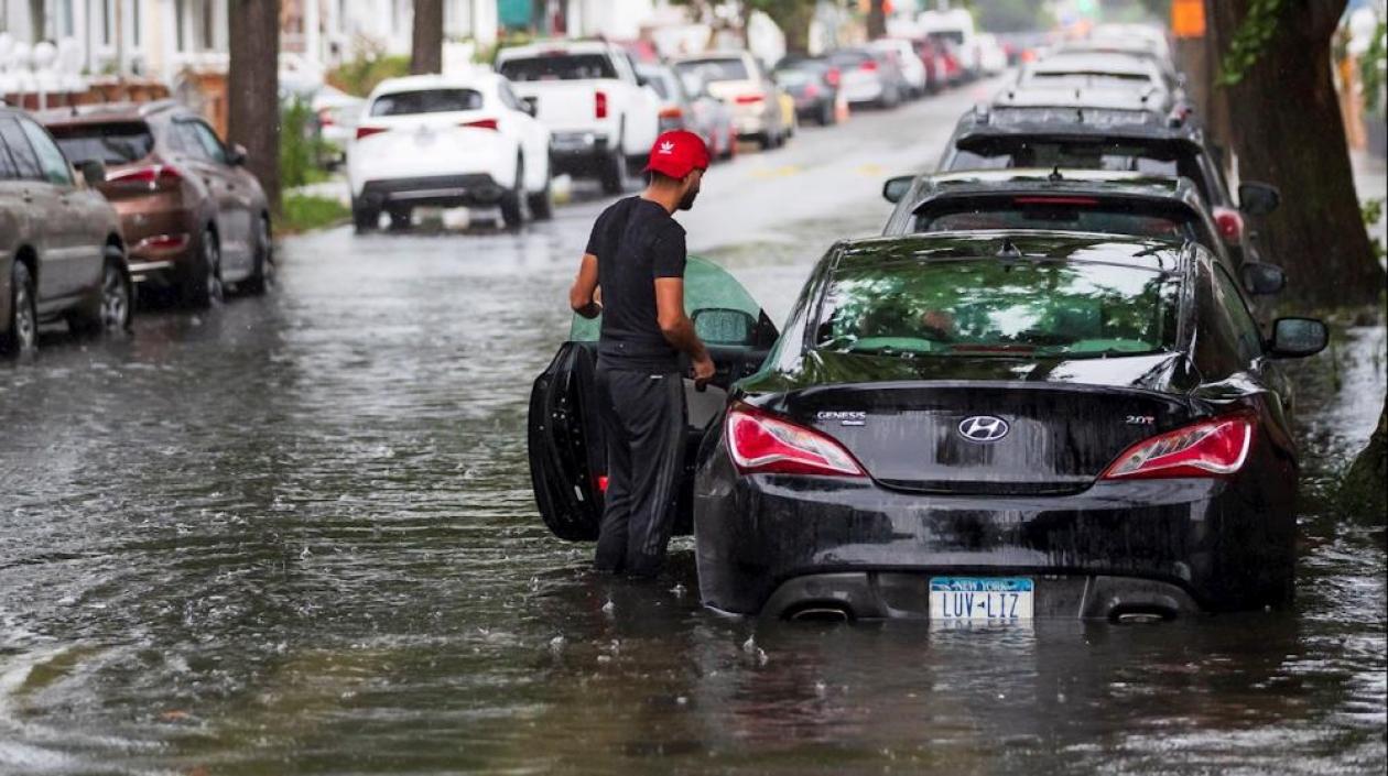 Imagen de las inundaciones.