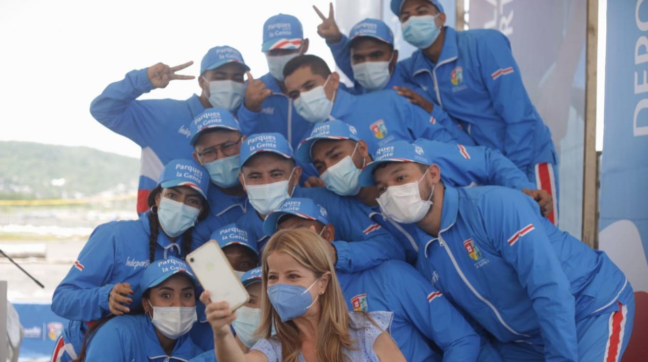 La Gobernadora del Atlántico, Elsa Noguera.