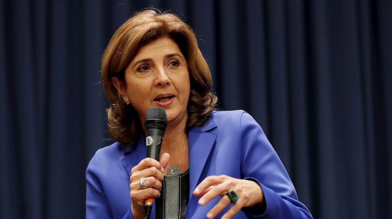 La excanciller colombiana María Ángela Holguín.