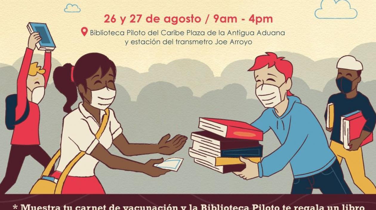 Gran trueque de libros en Transmetro, en el marco del ´Festival de Poesía PoeMaRío´.  