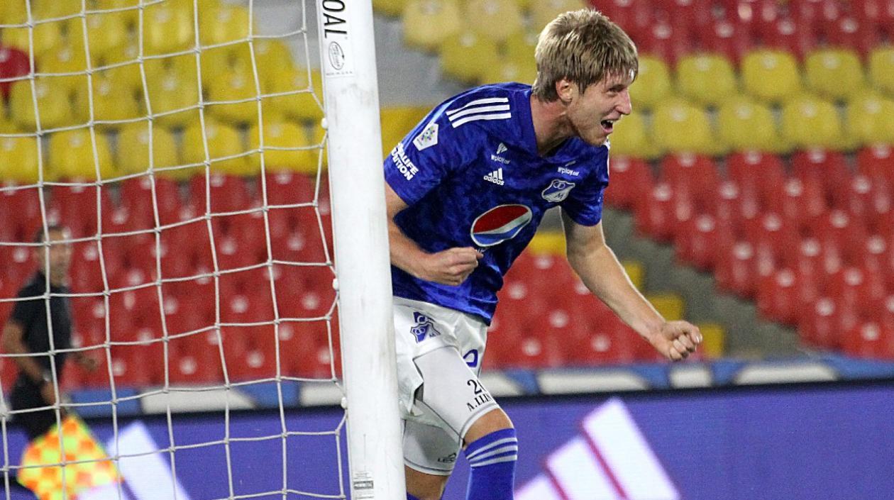 Andrés Llinás, jugador de Millonarios. 