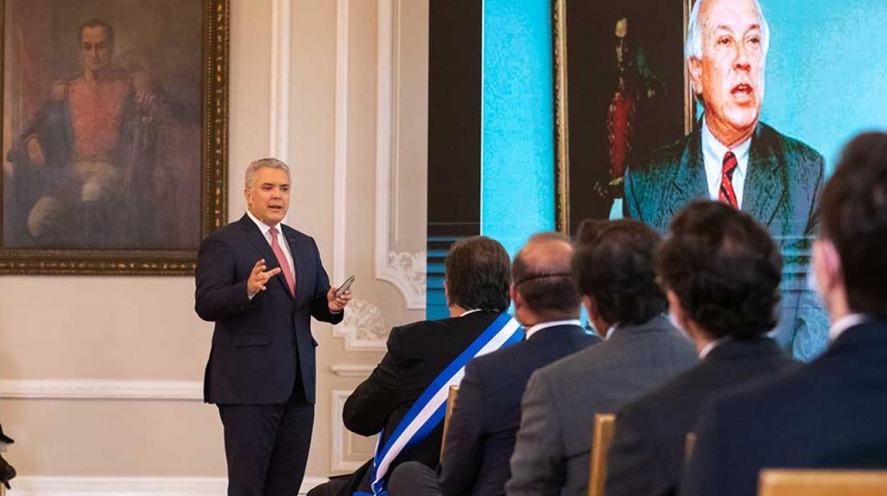 Presidente Iván Duque Márquez.