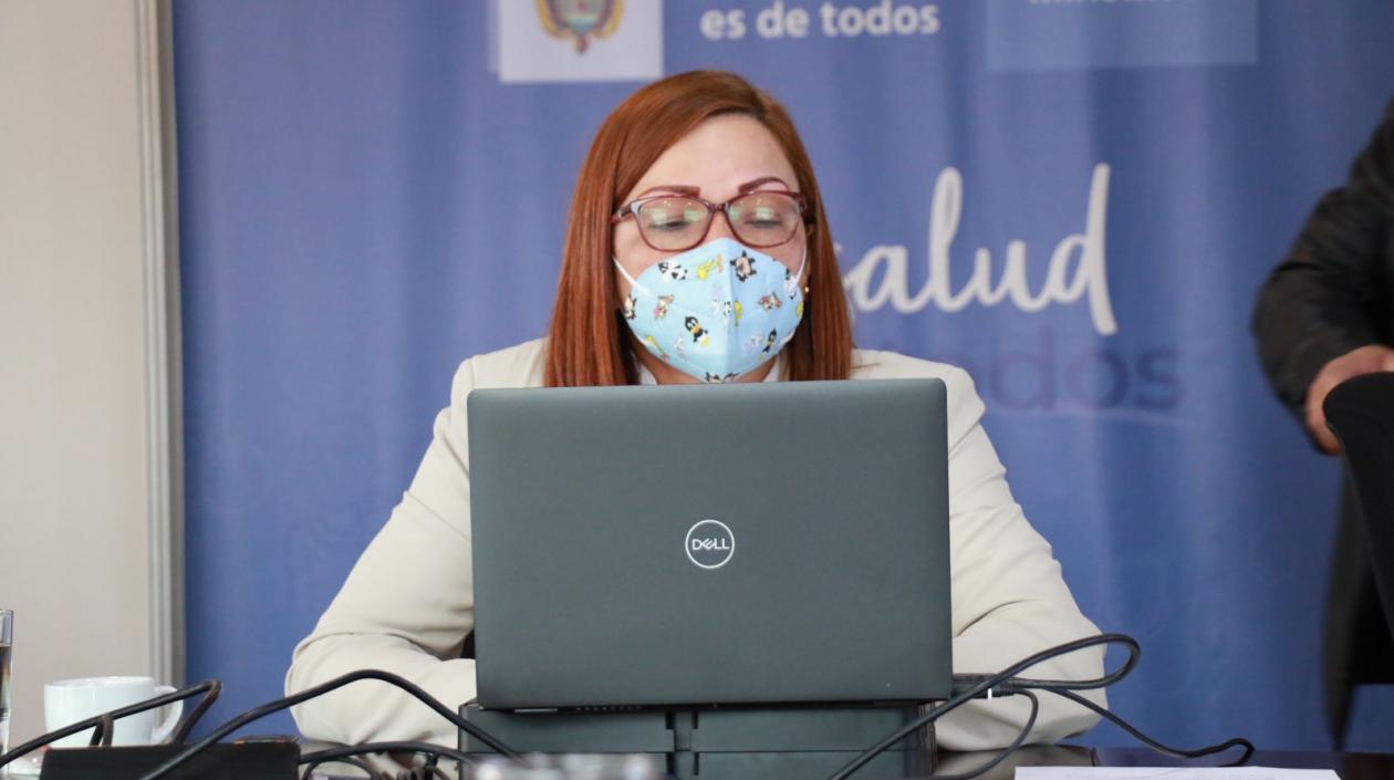María Belén Jaimes, directora (e) de Epidemiología y Demografía de Minsalud.