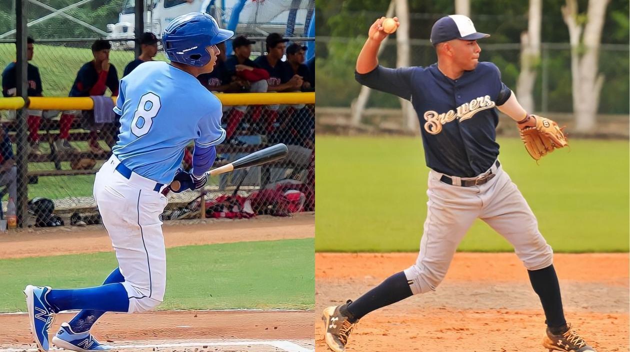 Guillermo Quintana y Branlyn Jaraba, nuevos peloteros de Gigantes. 
