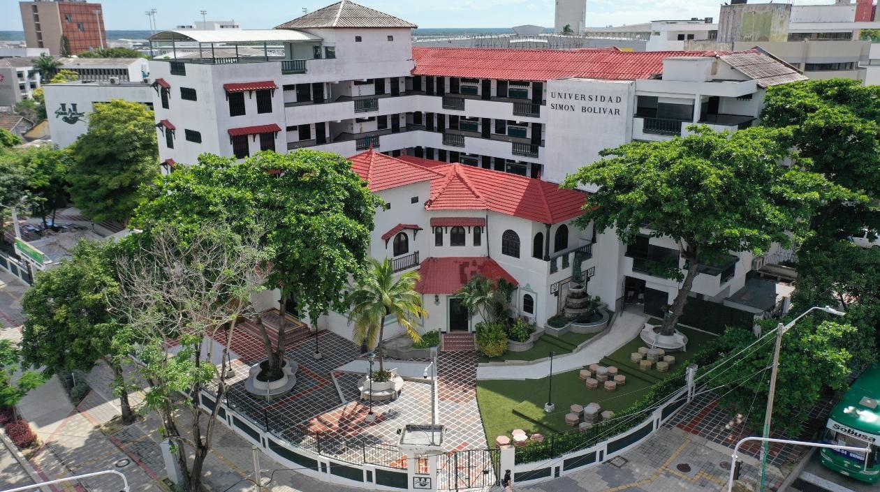 Fachada de la sede 1 de Unisimón.