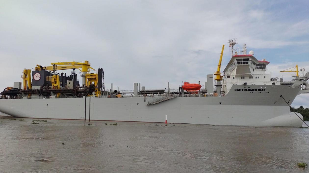 Draga 'Bartolomeu Días'.