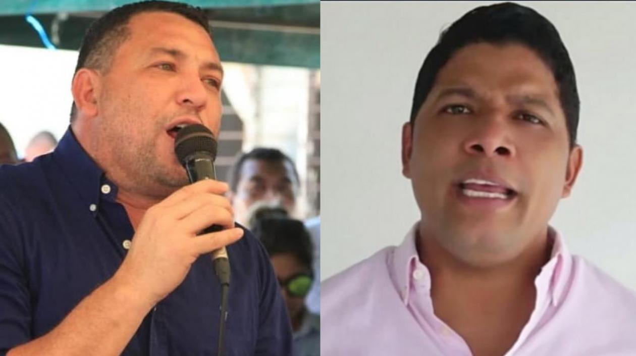 Senador Laureano Acuña y Alcalde Rummenigge Monsalve Álvarez.