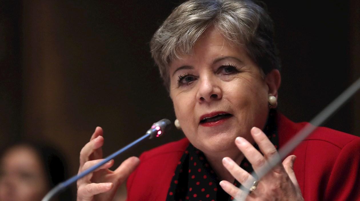 La secretaria ejecutiva de la Comisión Económica para América Latina y el Caribe (CEPAL), Alicia Bárcena. 