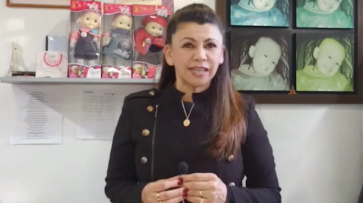 Yipsel Bello, presidenta de la Fundación María José en Bogotá.
