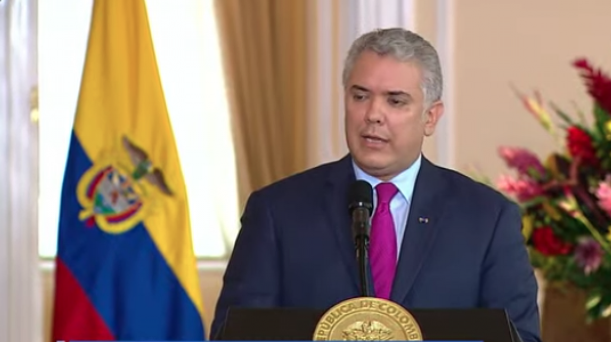 Iván Duque, presidente de Colombia.