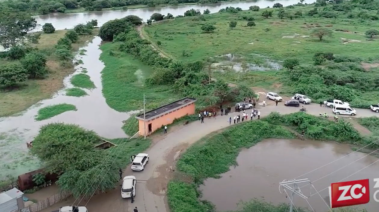Panorámica del embalse El Guájaro.