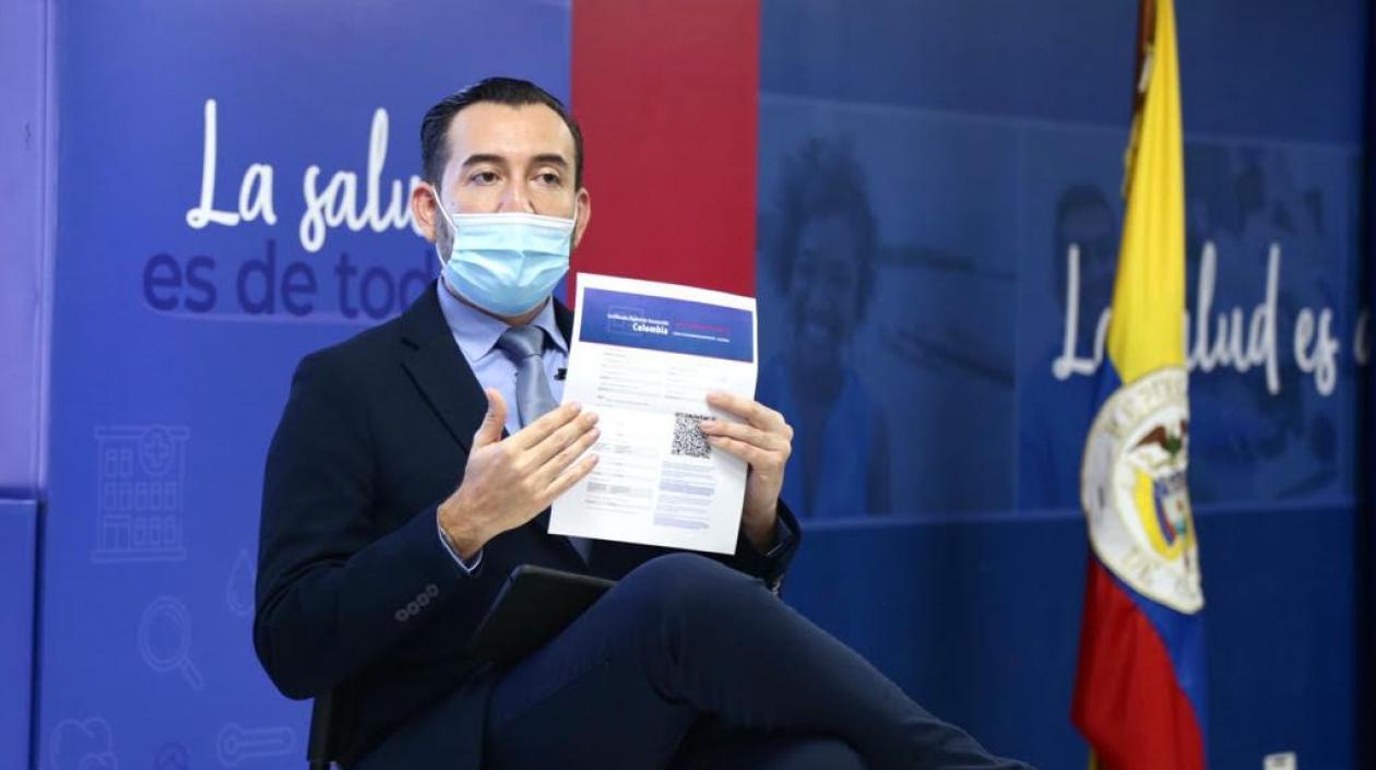 Weimar Pazos, jefe de la Oficina de Tecnologías de la Información y Comunicaciones de MinSalud.