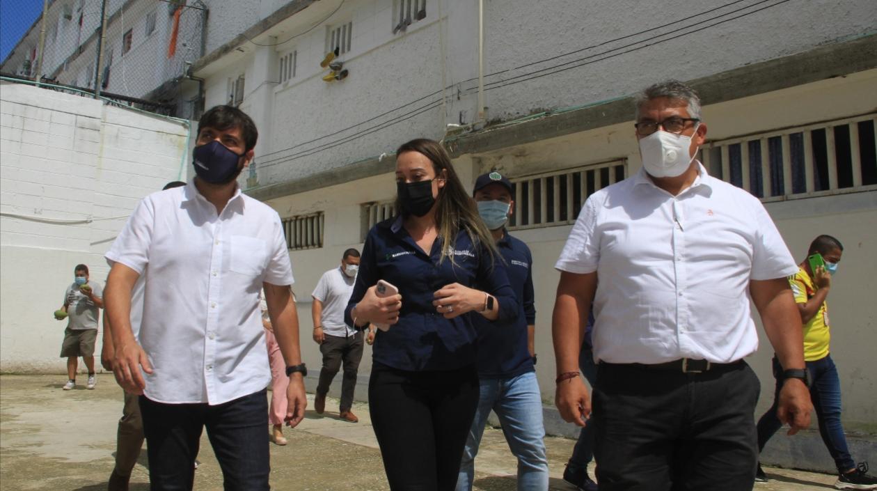 El Alcalde de Barranquilla, Jaime Pumarejo.