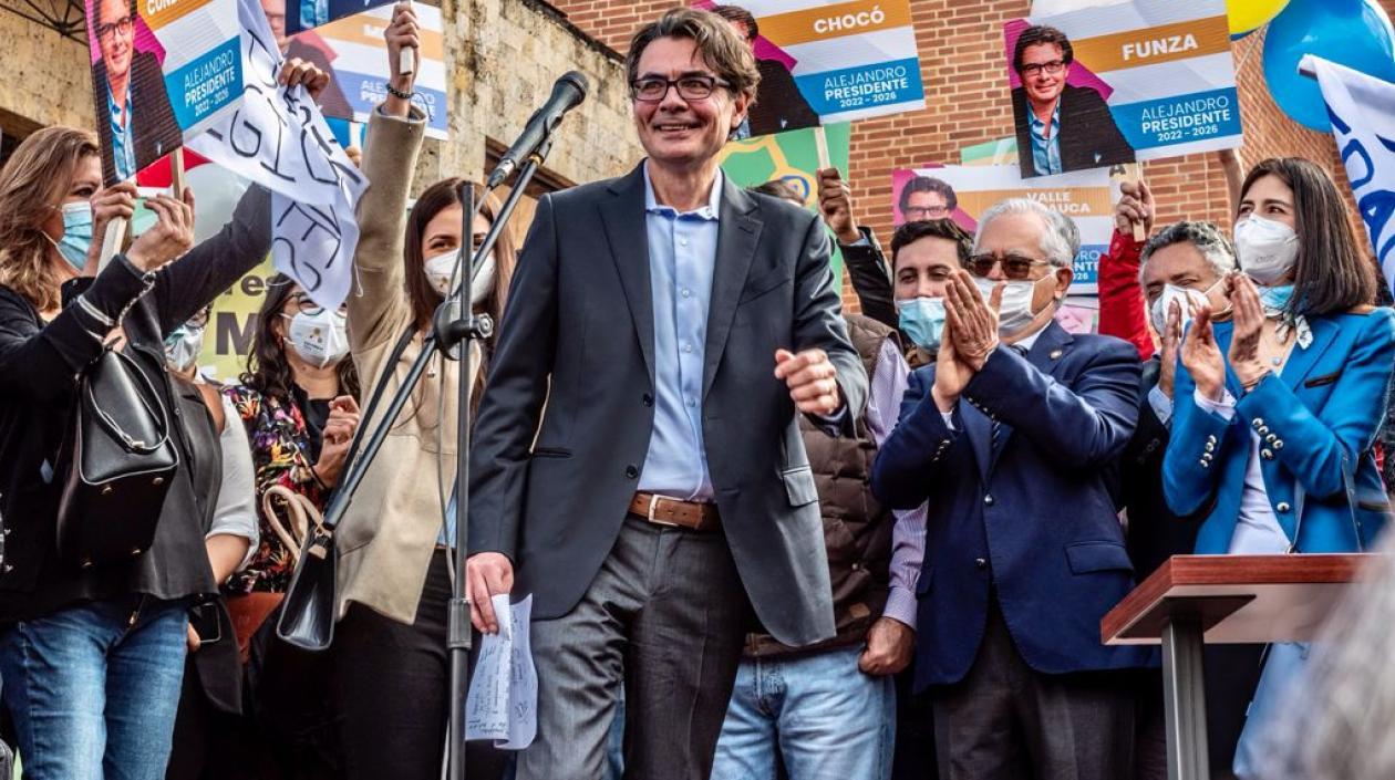 El candidato presidencial Alejandro Gaviria.