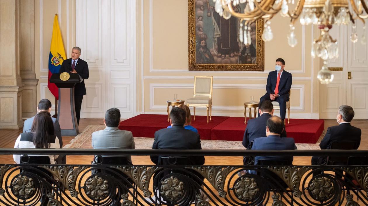 Presidente y MinJusticia