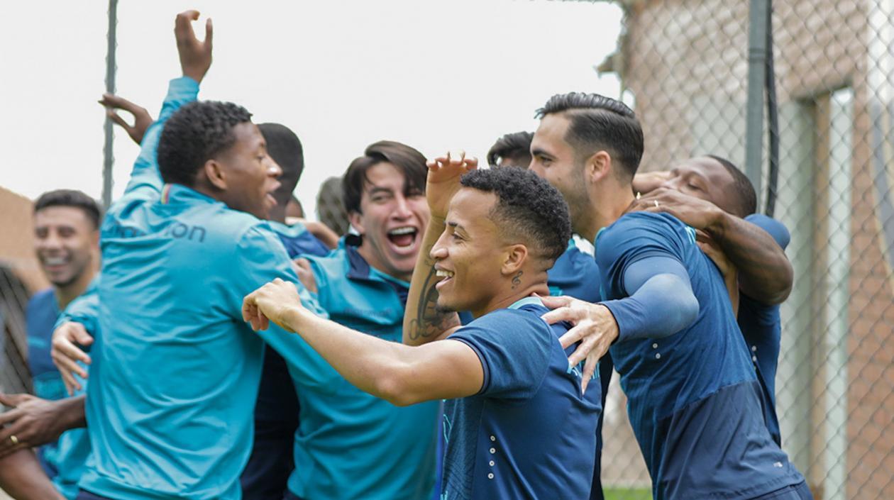 Jugadores de la Selección Ecuador. 