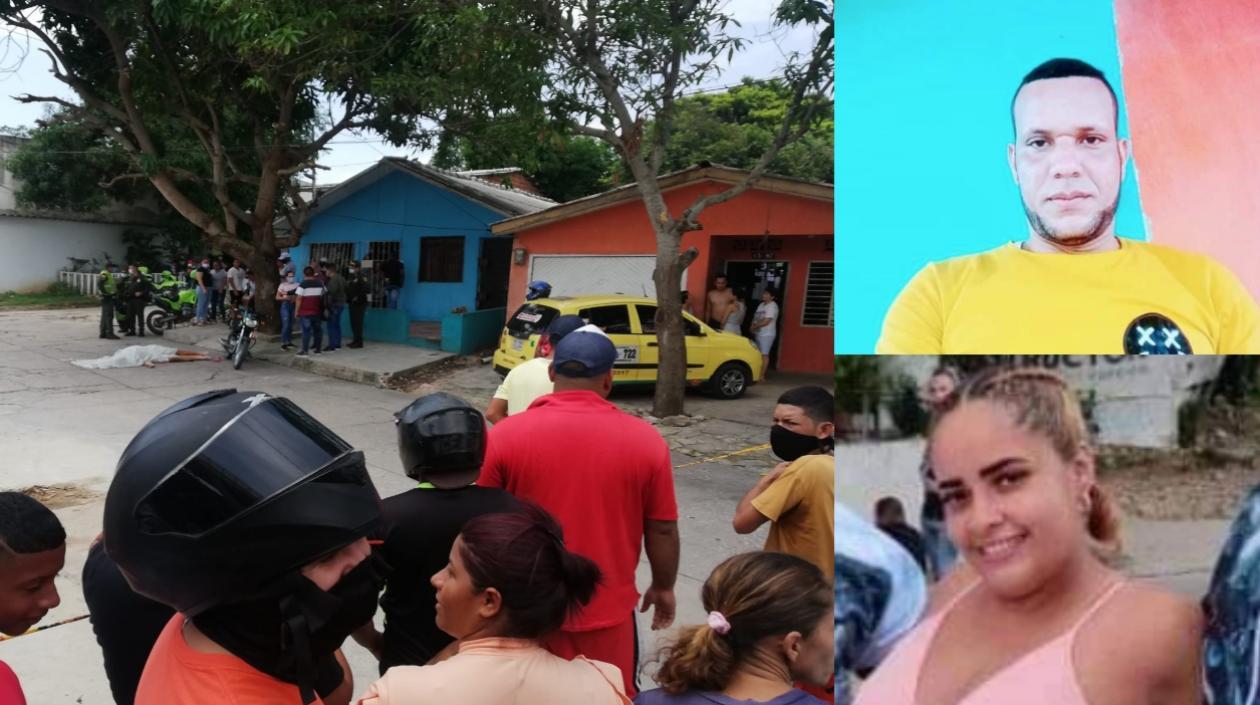 Andrés Nieto De las Aguas y Karen Margarita Perdomo Miranda murieron en el sitio. 