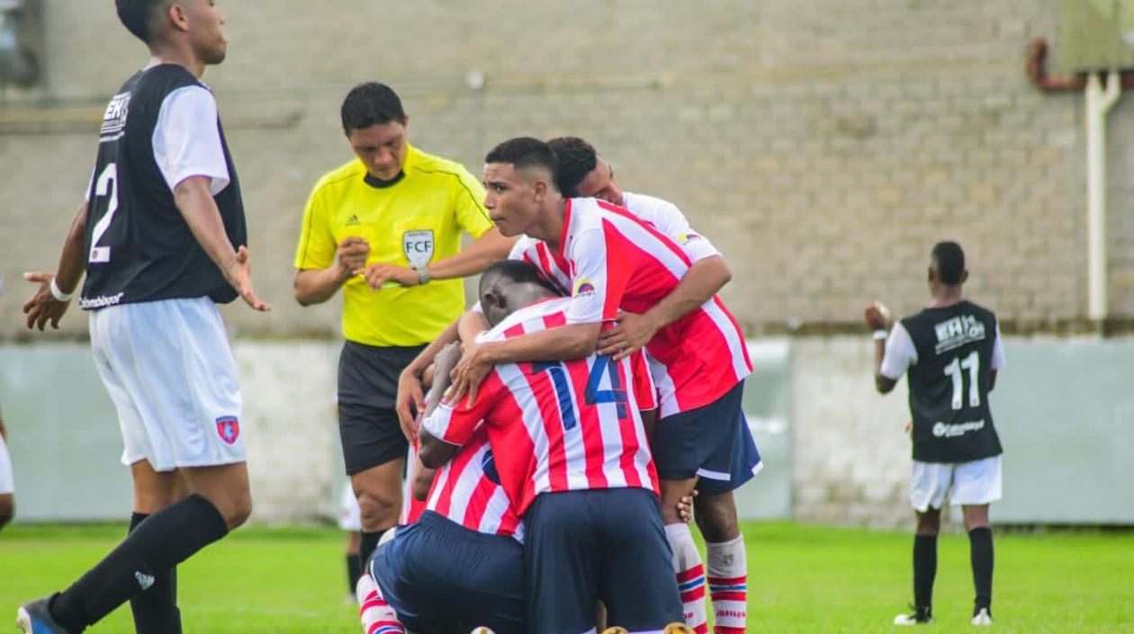 Escuadra juvenil del Junior de Barranquilla. 