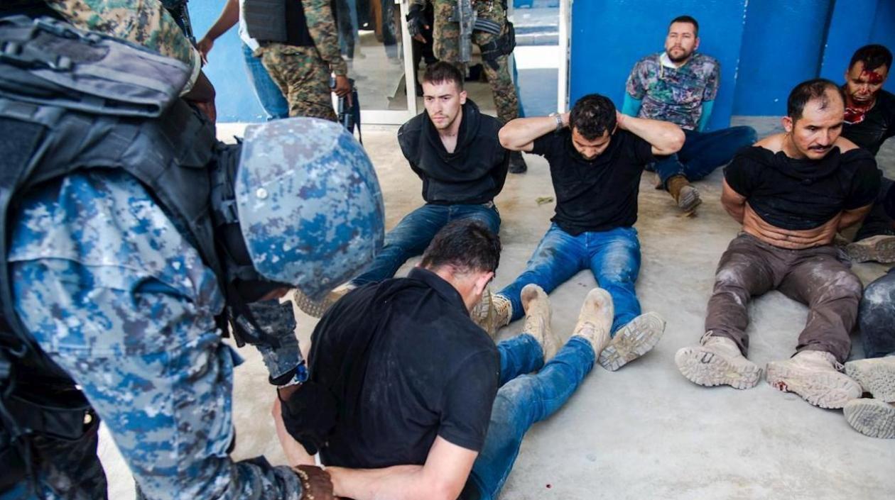 Imagen de los capturados.