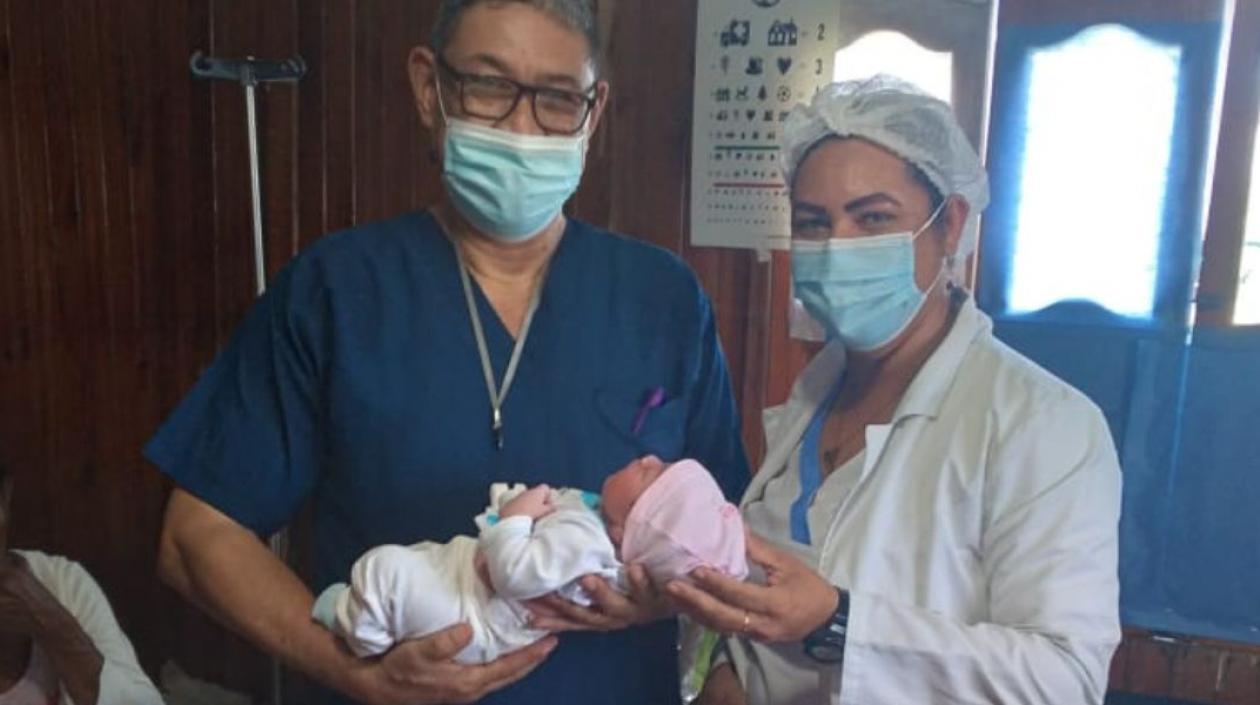 La bebé que vino al mundo.