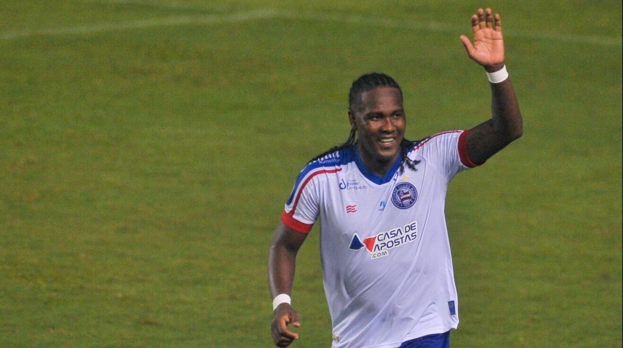 Hugo Rodallega, delantero colombiano. 